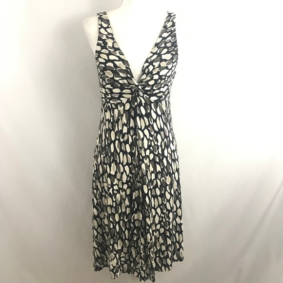 New York & Co. Black/Gray/White Pattern Dress - Picture 1 of 7